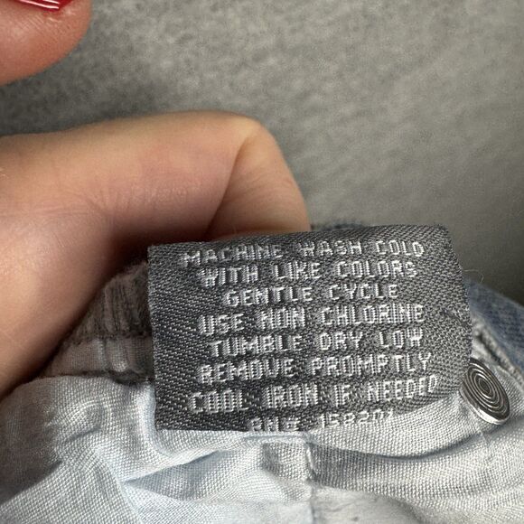 Rhinestone Bedazzled Denim Shorts Size 3 S 28 Jean Cut Off New Cali 1850 Concert - Picture 10 of 10